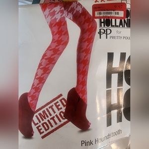 House of Harlow limited edition  houndstooth tights one size 5'0-5'10" 90-160lbs